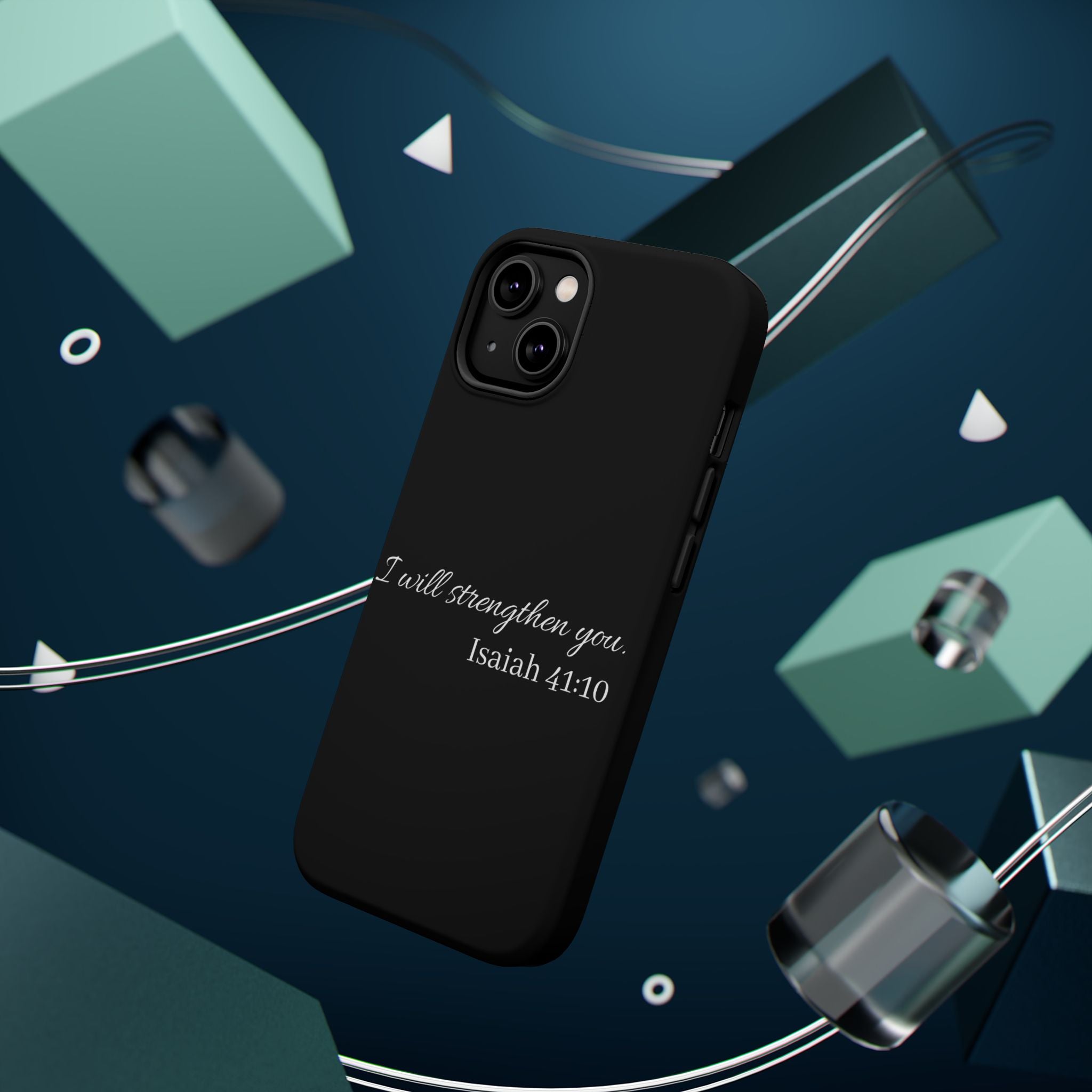 Biblical Isaiah 41:10 Magnetic Impact-Resistant Phone Case — 'I Will Strengthen You'