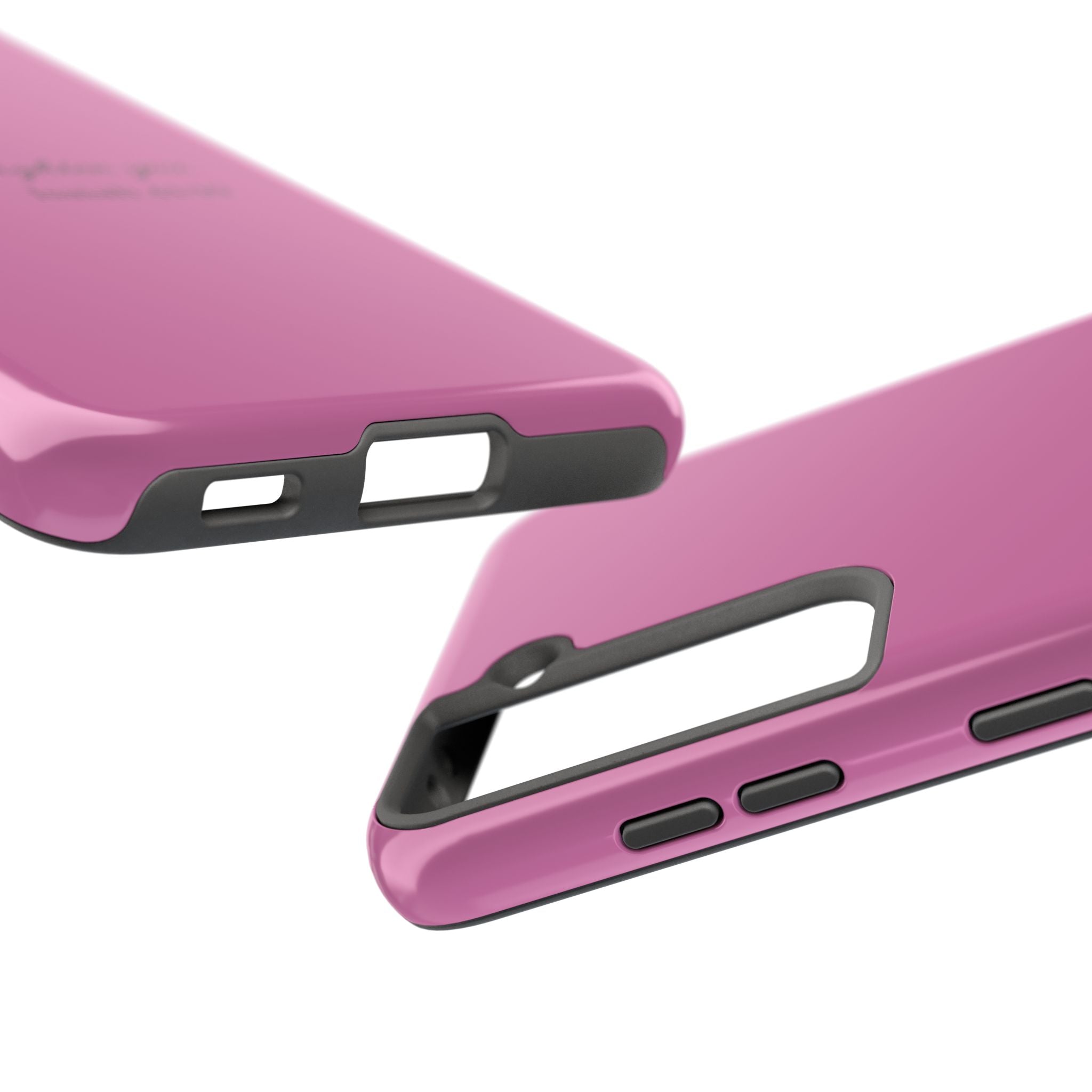 Isaiah 41:10 Tough Phone Case — "I Will Strengthen You" Pink Protective Cover