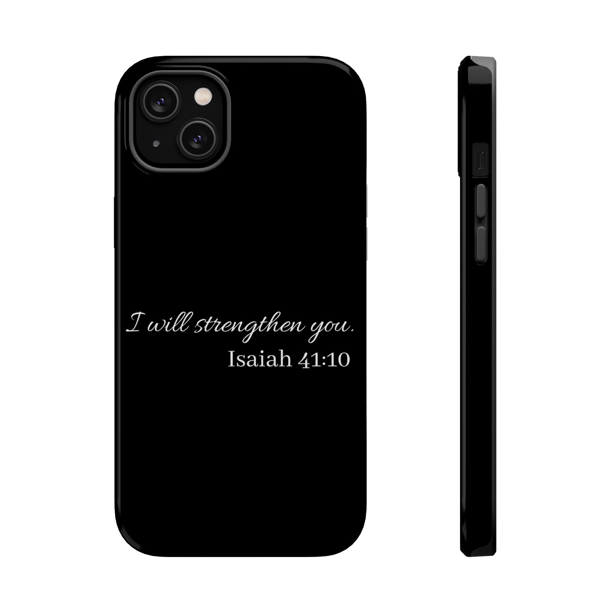 Biblical Isaiah 41:10 Magnetic Impact-Resistant Phone Case — 'I Will Strengthen You'