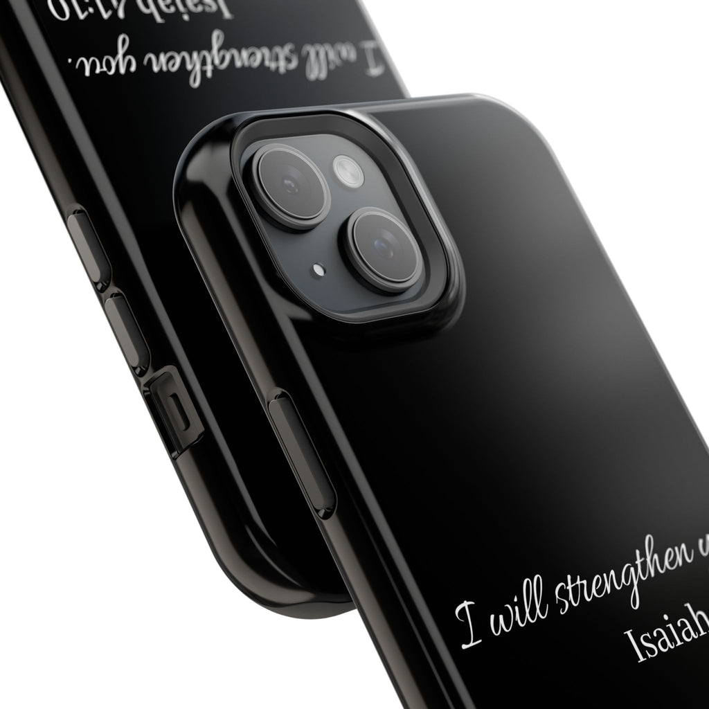Biblical Isaiah 41:10 Magnetic Impact-Resistant Phone Case — 'I Will Strengthen You'