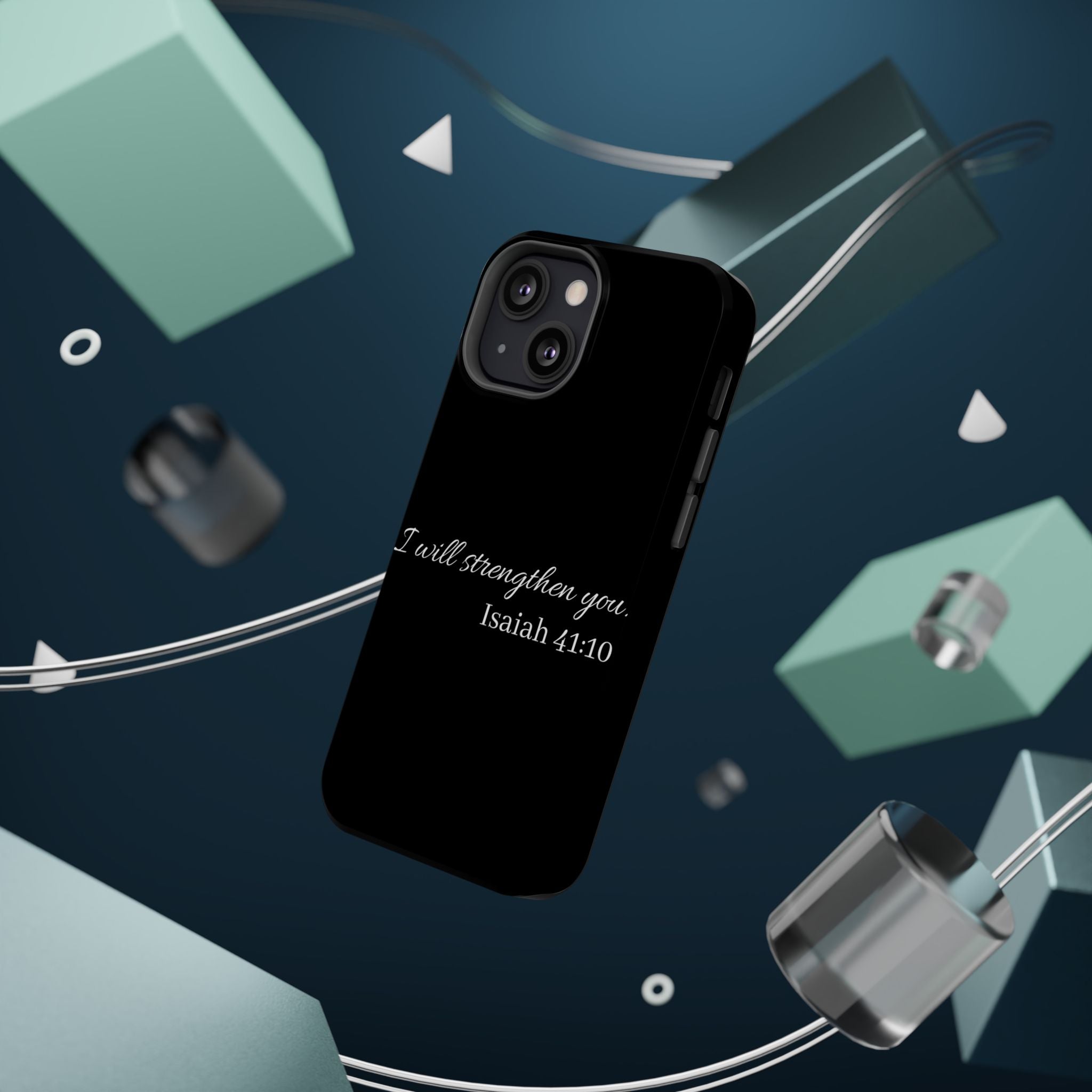 Biblical Isaiah 41:10 Magnetic Impact-Resistant Phone Case — 'I Will Strengthen You'