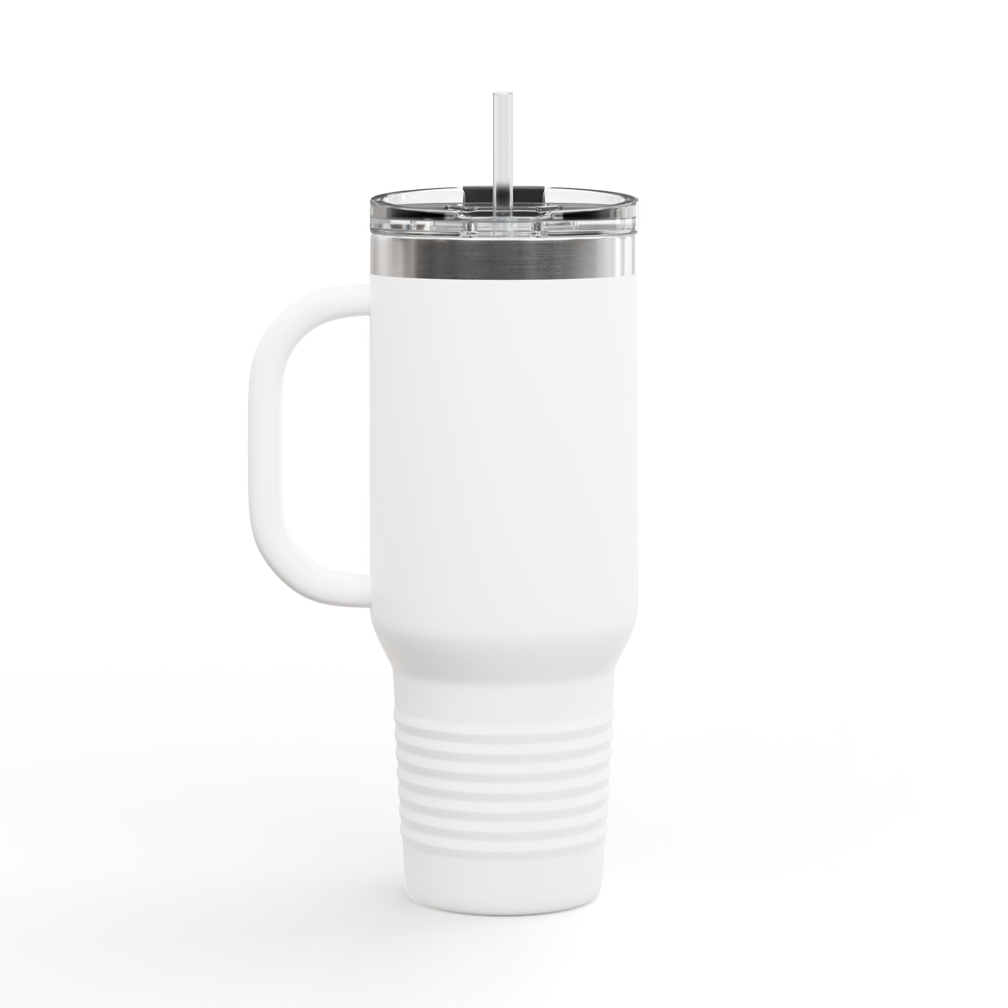 40oz Insulated Travel Mug — “I Will Strengthen You” Isaiah 41:10 Christian Tumbler