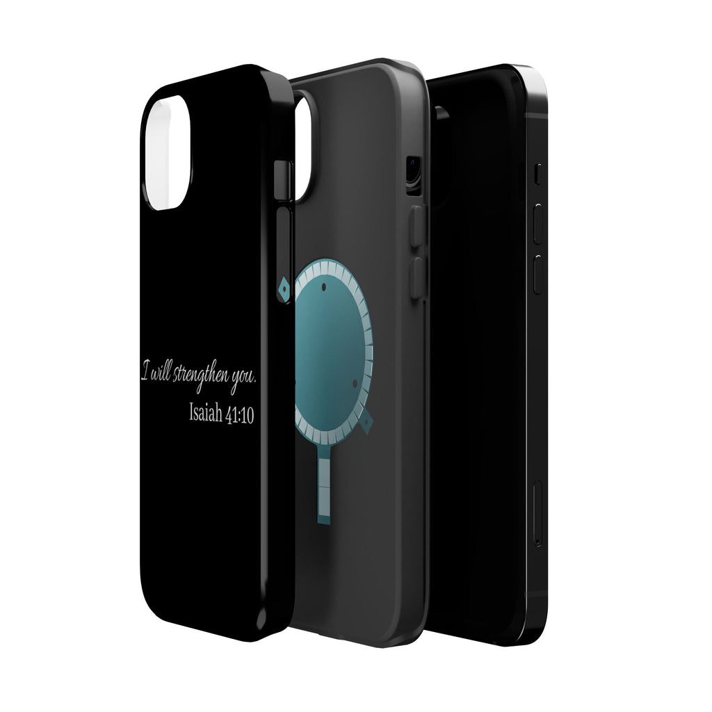 Biblical Isaiah 41:10 Magnetic Impact-Resistant Phone Case — 'I Will Strengthen You'