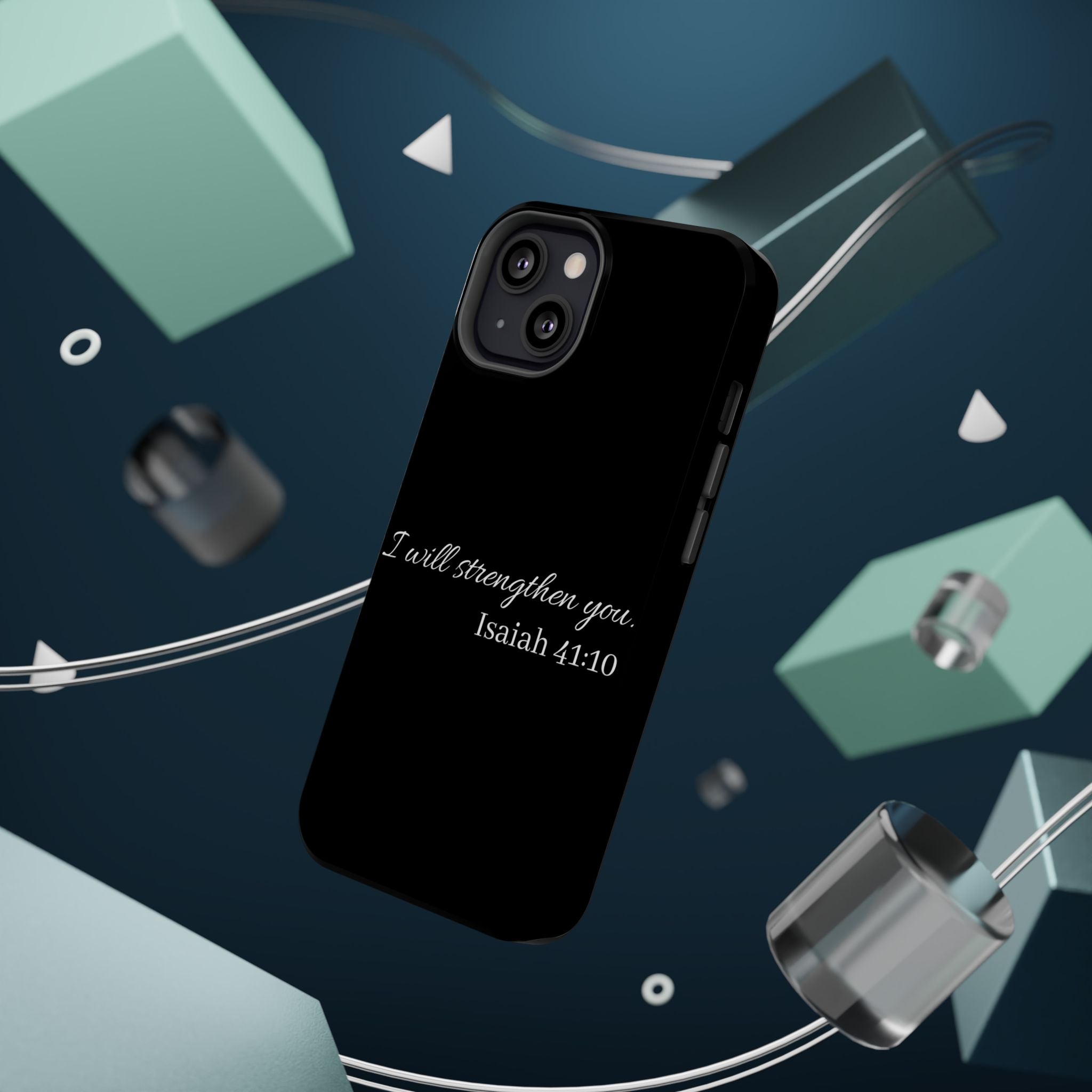Biblical Isaiah 41:10 Magnetic Impact-Resistant Phone Case — 'I Will Strengthen You'