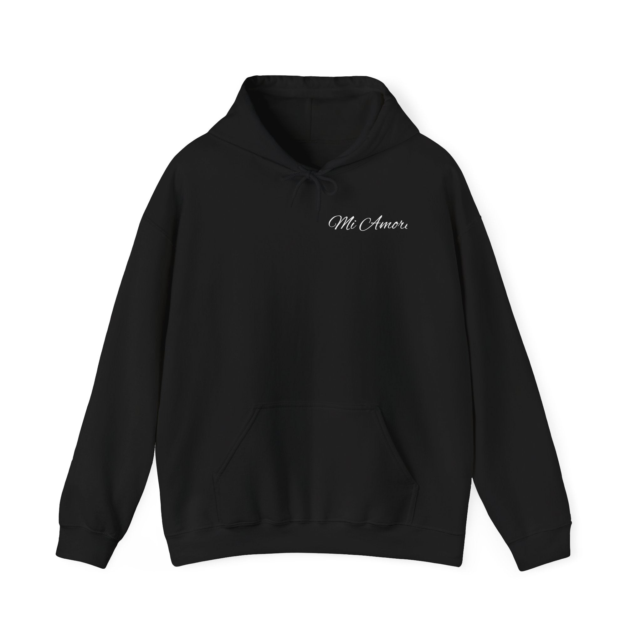 Mi Amore Hoodie — Minimal Script Love Pullover