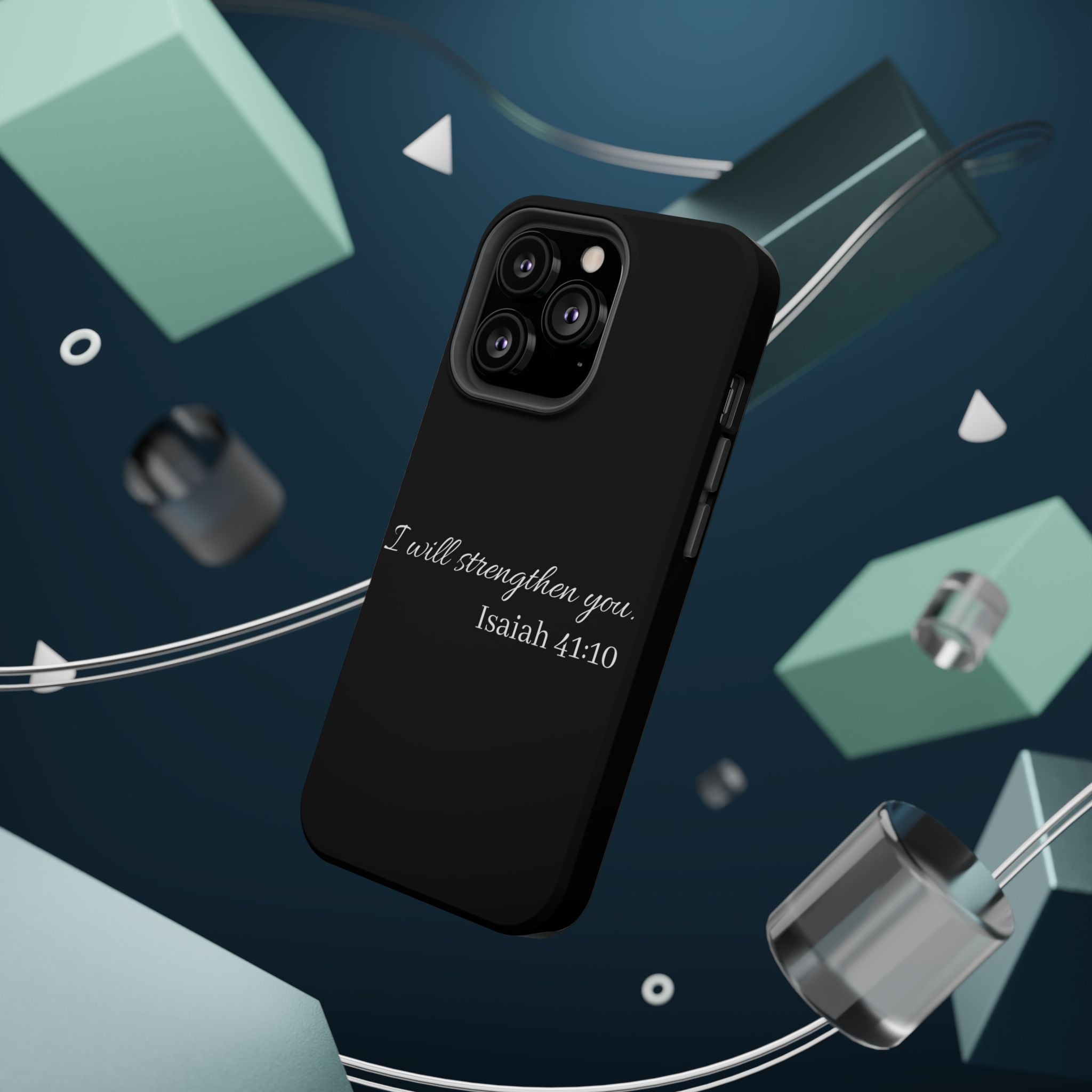 Biblical Isaiah 41:10 Magnetic Impact-Resistant Phone Case — 'I Will Strengthen You'