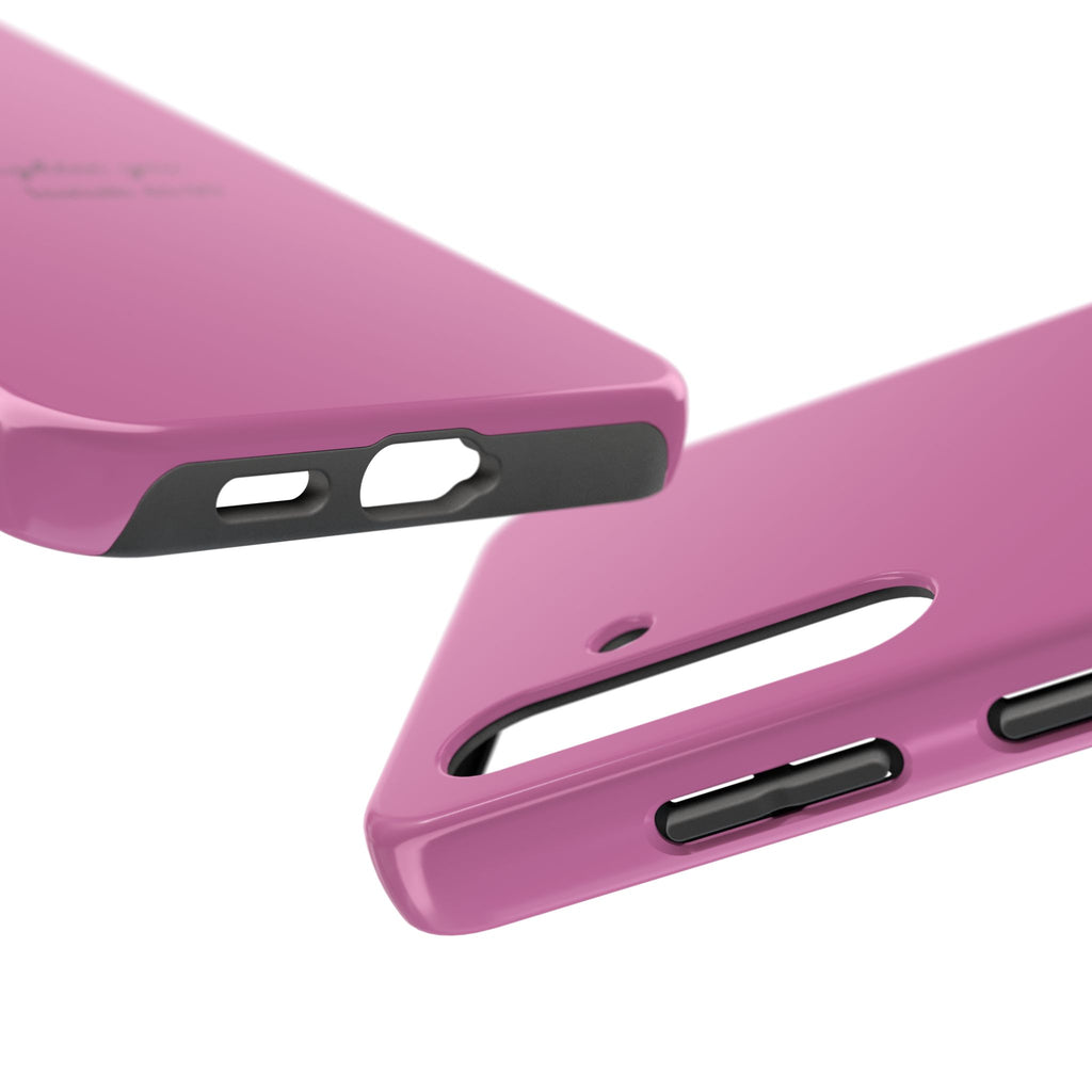 Isaiah 41:10 Tough Phone Case — "I Will Strengthen You" Pink Protective Cover