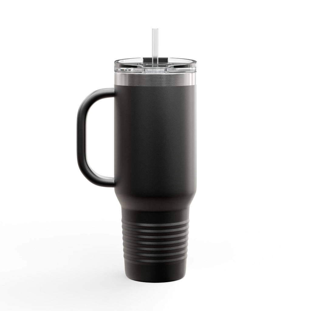 40oz Insulated Travel Mug — “I Will Strengthen You” Isaiah 41:10 Christian Tumbler