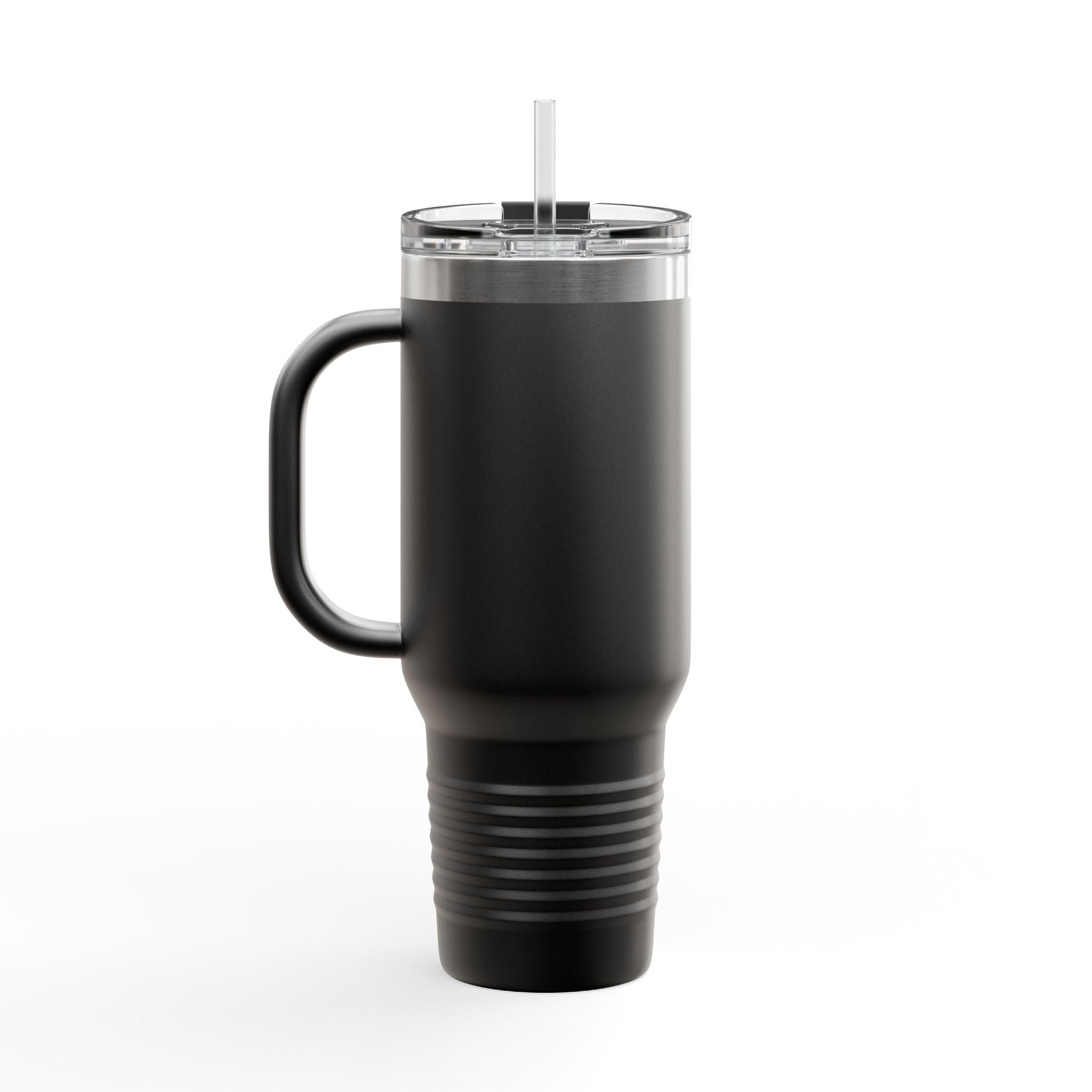 40oz Insulated Travel Mug — “I Will Strengthen You” Isaiah 41:10 Christian Tumbler
