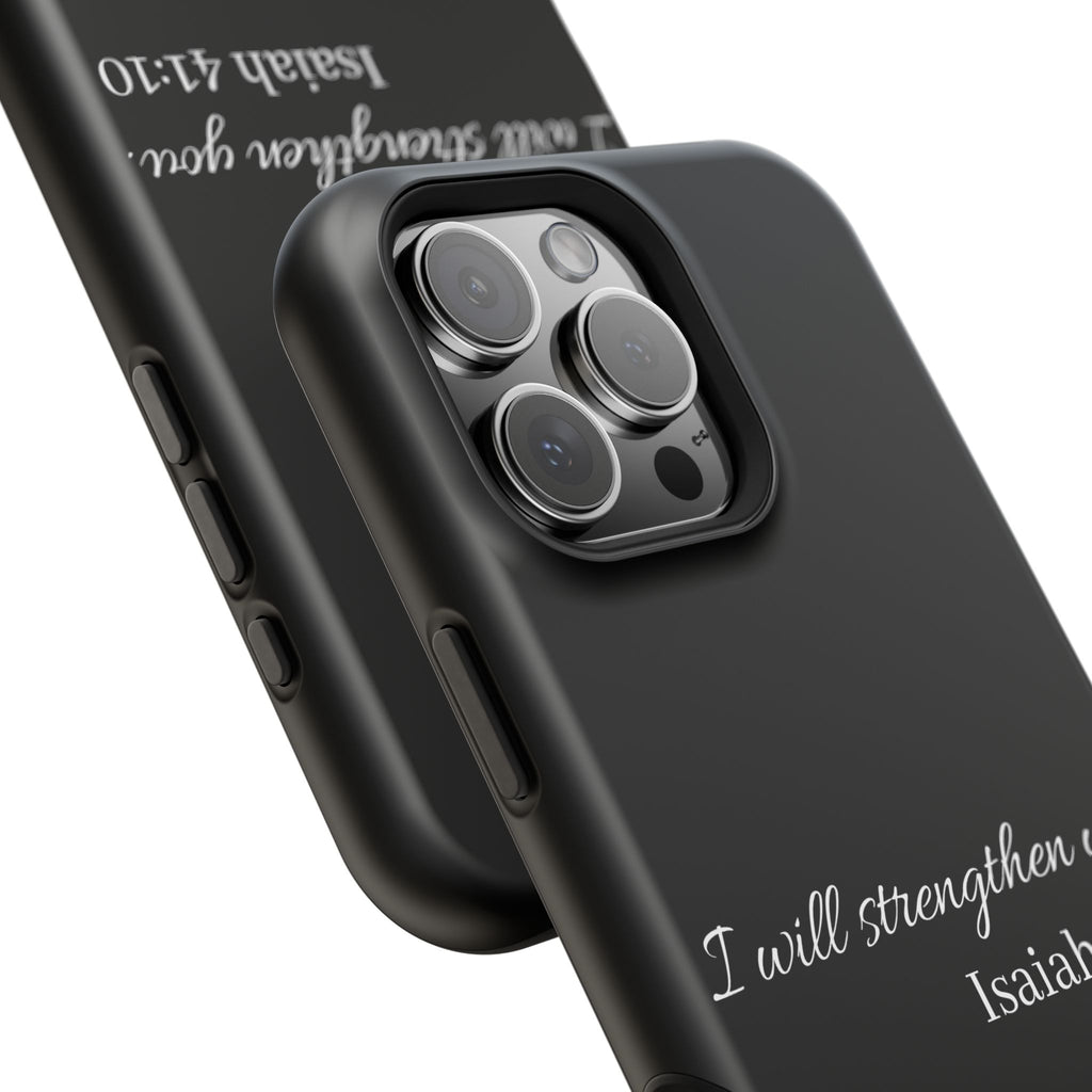 Biblical Isaiah 41:10 Magnetic Impact-Resistant Phone Case — 'I Will Strengthen You'