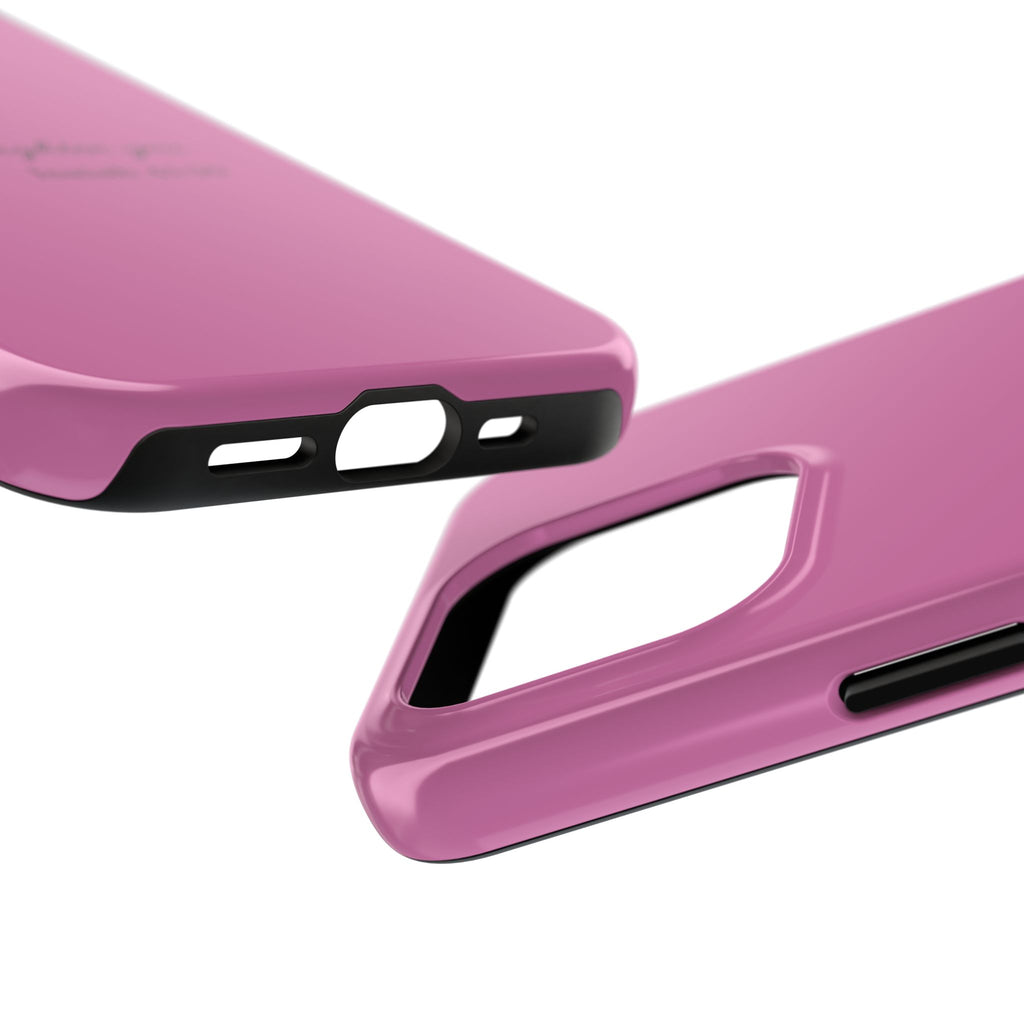 Isaiah 41:10 Tough Phone Case — "I Will Strengthen You" Pink Protective Cover
