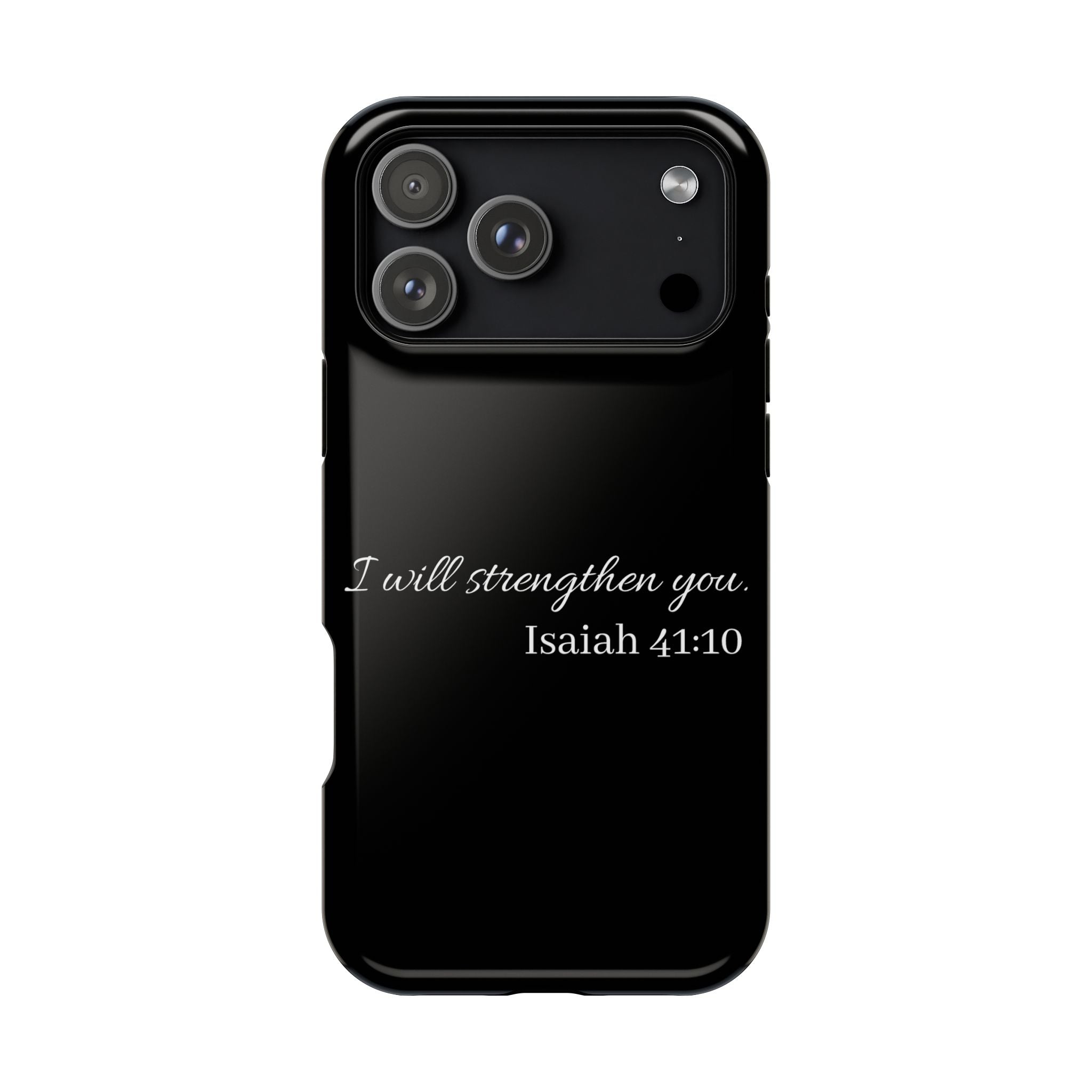 Biblical Isaiah 41:10 Magnetic Impact-Resistant Phone Case — 'I Will Strengthen You'