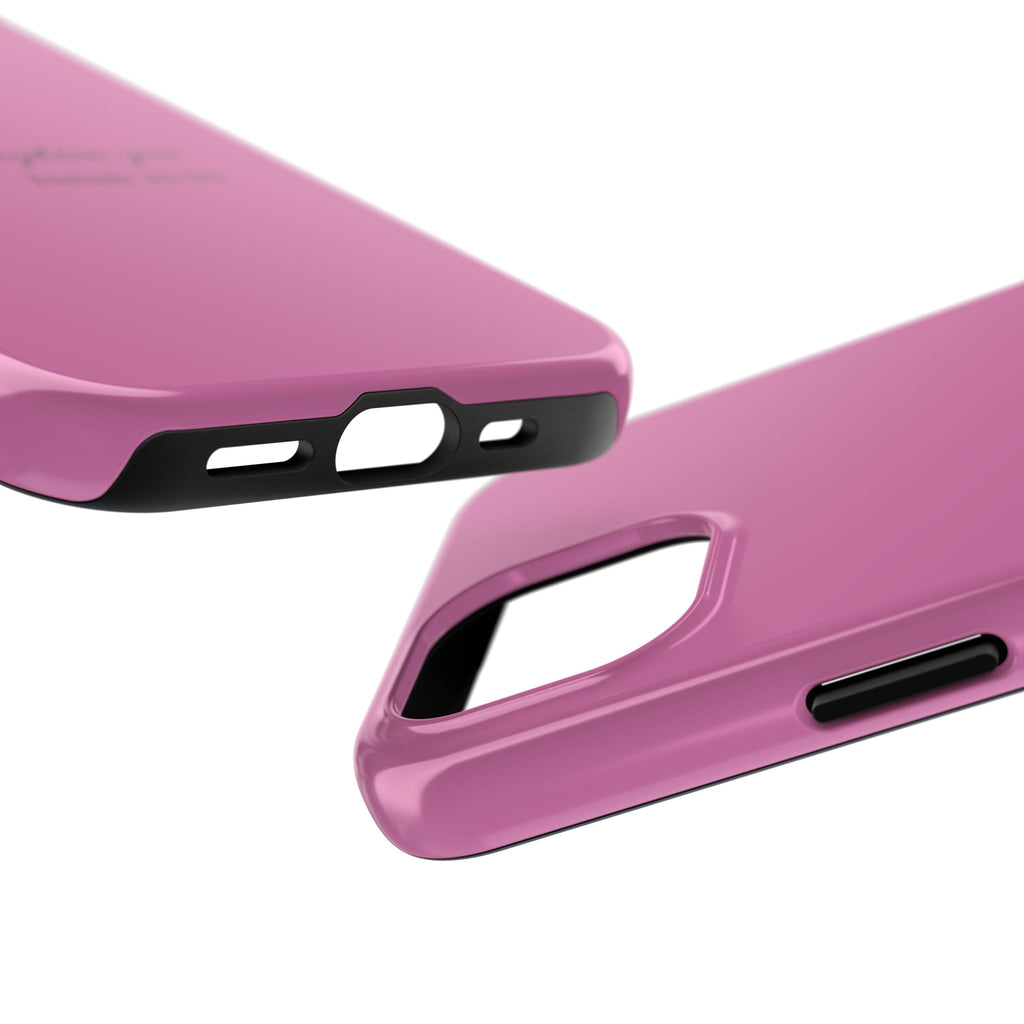 Isaiah 41:10 Tough Phone Case — "I Will Strengthen You" Pink Protective Cover