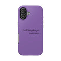 Isaiah 41:10 Purple Tough Phone Case — Inspirational Christian Phone Cover