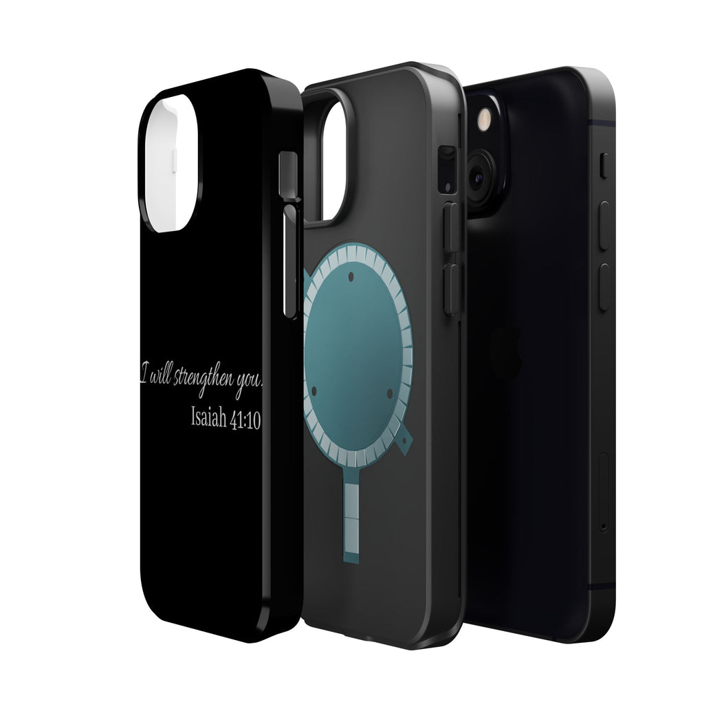 Biblical Isaiah 41:10 Magnetic Impact-Resistant Phone Case — 'I Will Strengthen You'