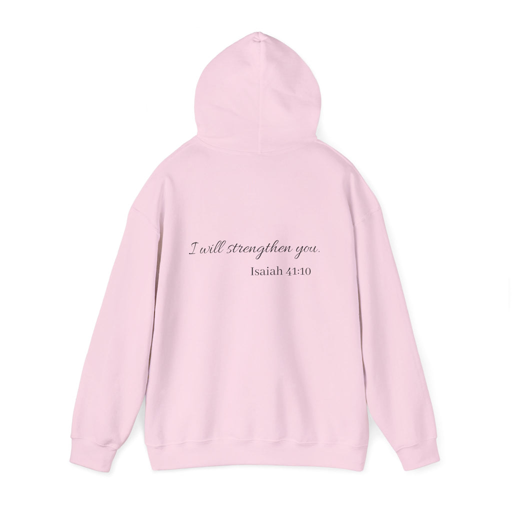 Isaiah 41:10 Hoodie — "I Will Strengthen You" Faith Sweatshirt