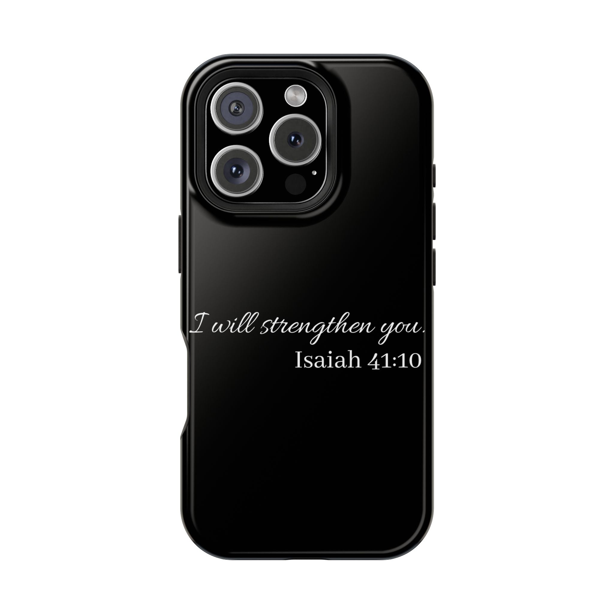 Biblical Isaiah 41:10 Magnetic Impact-Resistant Phone Case — 'I Will Strengthen You'