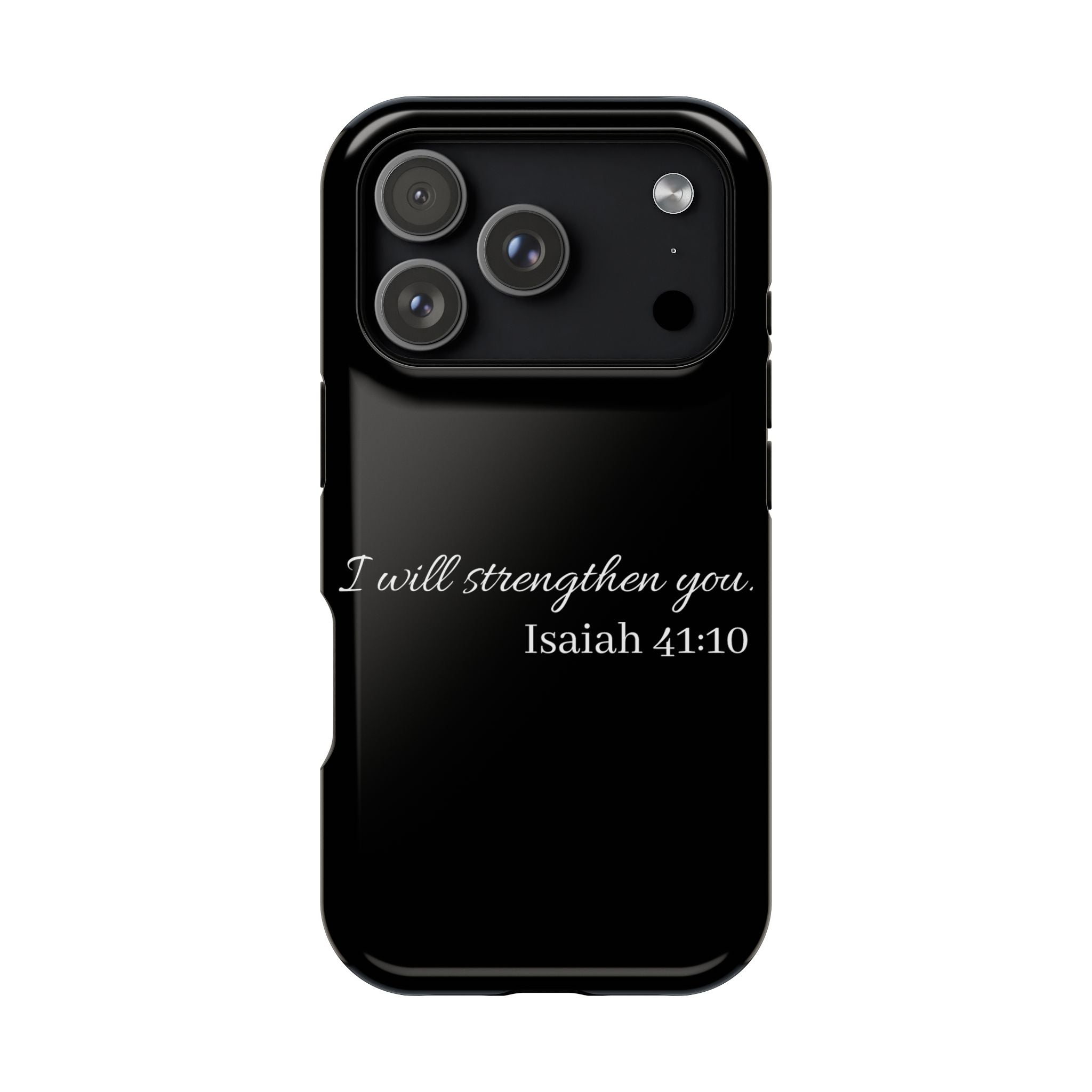 Biblical Isaiah 41:10 Magnetic Impact-Resistant Phone Case — 'I Will Strengthen You'