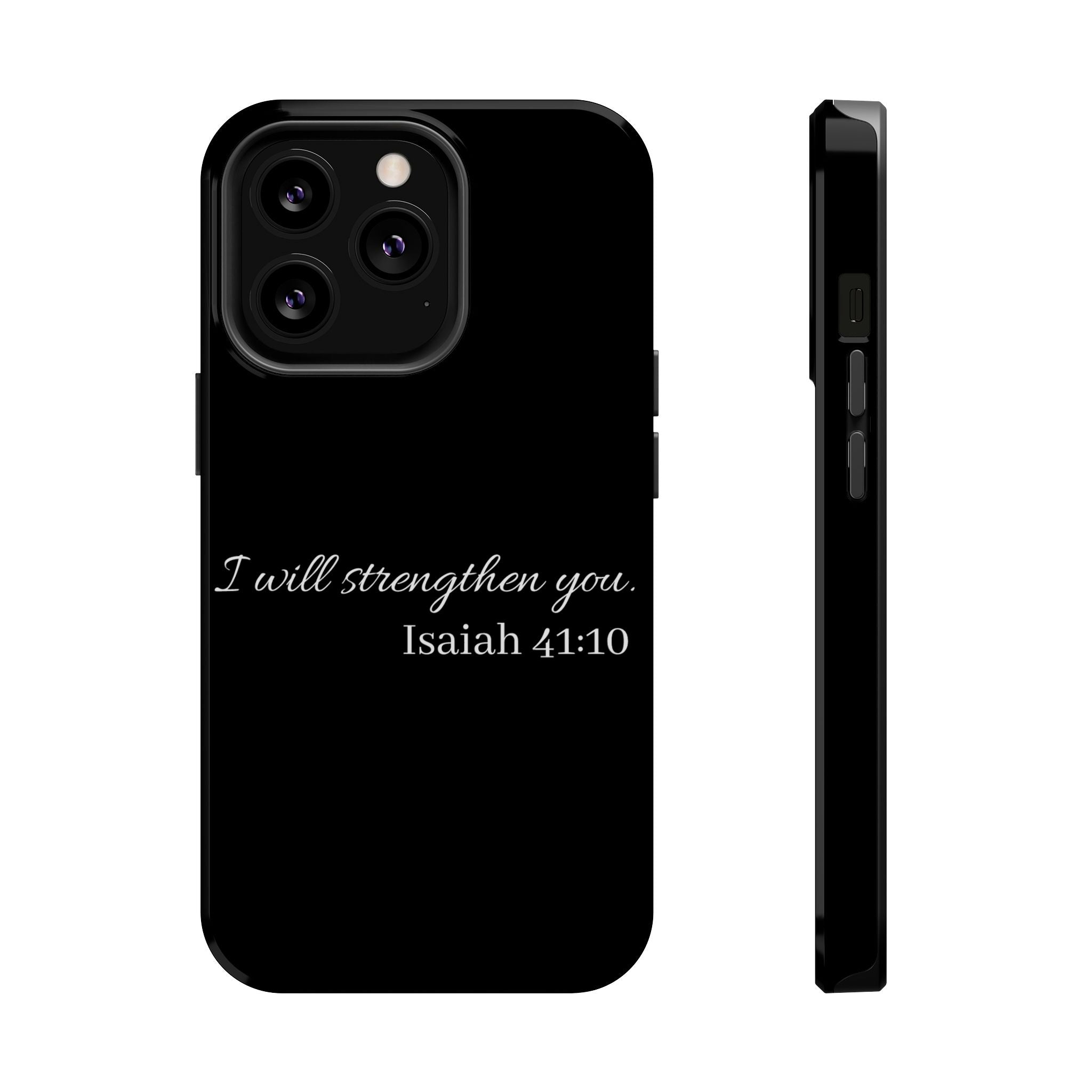 Biblical Isaiah 41:10 Magnetic Impact-Resistant Phone Case — 'I Will Strengthen You'